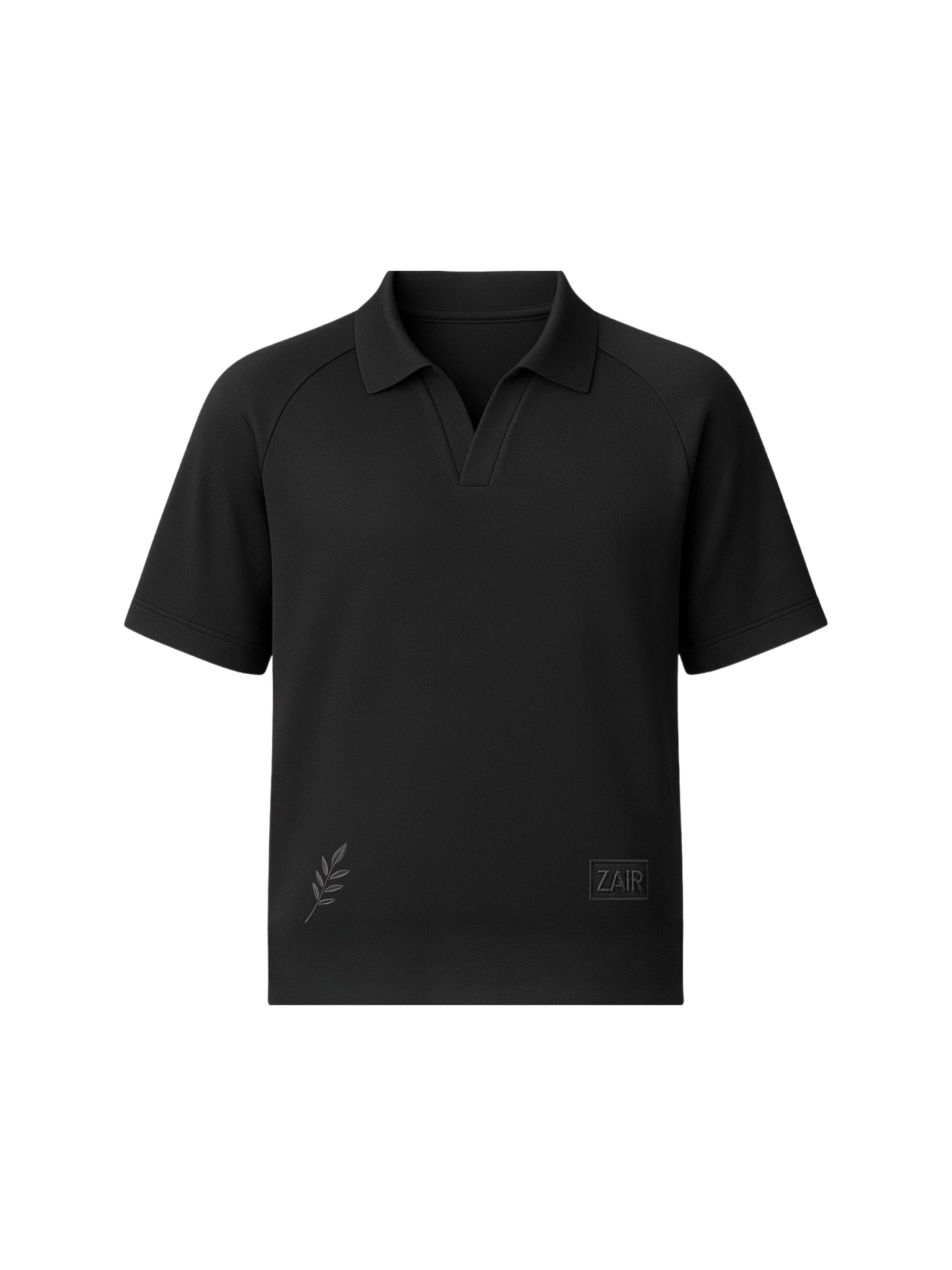 Open sleeve leaf shirt